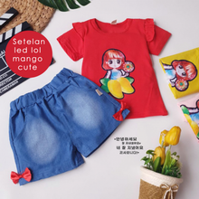 Load image into Gallery viewer, LS Setelan Led Lol Mango Cute (2 Lampu)