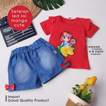 Load image into Gallery viewer, LS Setelan Led Lol Mango Cute (2 Lampu)