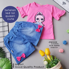 Load image into Gallery viewer, LS Setelan Led Lol Queen Cute (2 Lampu)