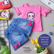 Load image into Gallery viewer, LS Setelan Led Lol Queen Cute (2 Lampu)