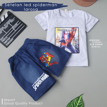 Load image into Gallery viewer, LS Setelan Led Spiderman Larosa