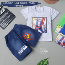 Load image into Gallery viewer, LS Setelan Led Spiderman Larosa