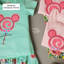 Load image into Gallery viewer, LS Setelan Lollypop Minnie Cute