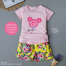 Load image into Gallery viewer, LS Setelan Lollypop Minnie Cute