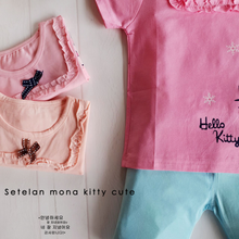 Load image into Gallery viewer, LS Setelan Mona Kitty Cute
