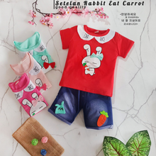 Load image into Gallery viewer, LS Setelan Rabbit Eat Carrot