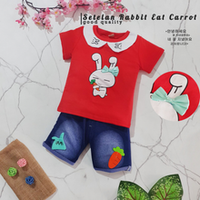 Load image into Gallery viewer, LS Setelan Rabbit Eat Carrot