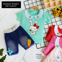 Load image into Gallery viewer, LS Setelan Rabbit Eat Carrot