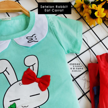 Load image into Gallery viewer, LS Setelan Rabbit Eat Carrot