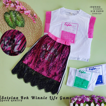 Load image into Gallery viewer, LS Setelan Rok Winnie Life Game