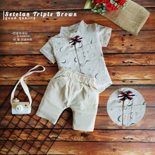 Load image into Gallery viewer, LS Setelan Triple Brown