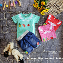 Load image into Gallery viewer, LS Setelan Watermelon Story