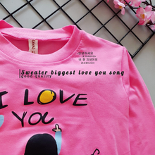 Load image into Gallery viewer, LS Sweater Biggest Love You Song