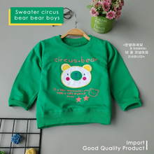 Load image into Gallery viewer, LS Sweater Circus Bear Boys