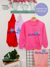 Load image into Gallery viewer, LS Sweater Mrs Chang Girl