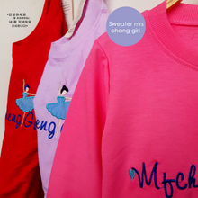 Load image into Gallery viewer, LS Sweater Mrs Chang Girl