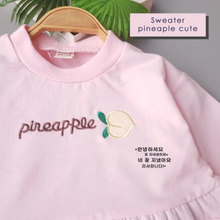 Load image into Gallery viewer, LS Sweater Pineaple Cute