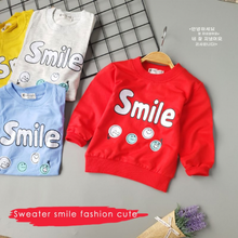 Load image into Gallery viewer, LS Sweater Smile Fashion Cute