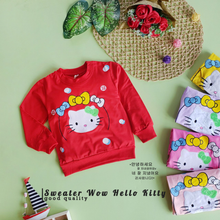 Load image into Gallery viewer, LS Sweater Wow Hello Kitty