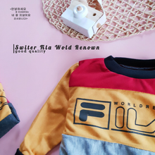 Load image into Gallery viewer, LS Switer Fila Wold Renown