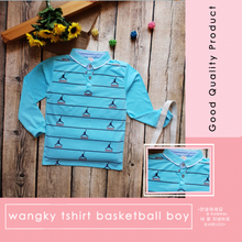 Load image into Gallery viewer, LS Wangky Tshirt Basketball Boy