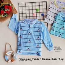 Load image into Gallery viewer, LS Wangky Tshirt Basketball Boy