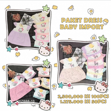Load image into Gallery viewer, Paket Dress Baby Import Cute Isi 100pcs