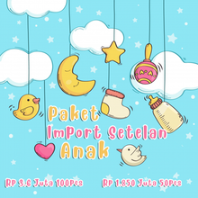 Load image into Gallery viewer, Paket Import Setelan Anak 100pcs
