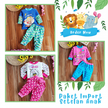 Load image into Gallery viewer, Paket Import Setelan Anak 100pcs