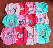 Load image into Gallery viewer, Paket Long Sleeves Anak Bahan Katun Isi 100pcs