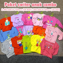 Load image into Gallery viewer, Paket Switer Anak Combo Isi 50pcs