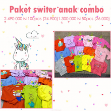 Load image into Gallery viewer, Paket Switer Anak Combo Isi 50pcs