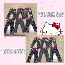 Load image into Gallery viewer, Paket Trendy Celana Anak Bahan Katun Isi 50pcs